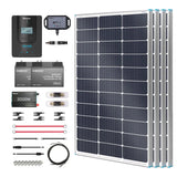 Essential Off-Grid Solar Kit 400W 12V | Optional 2.4kWh LiFePO4 Battery Renogy