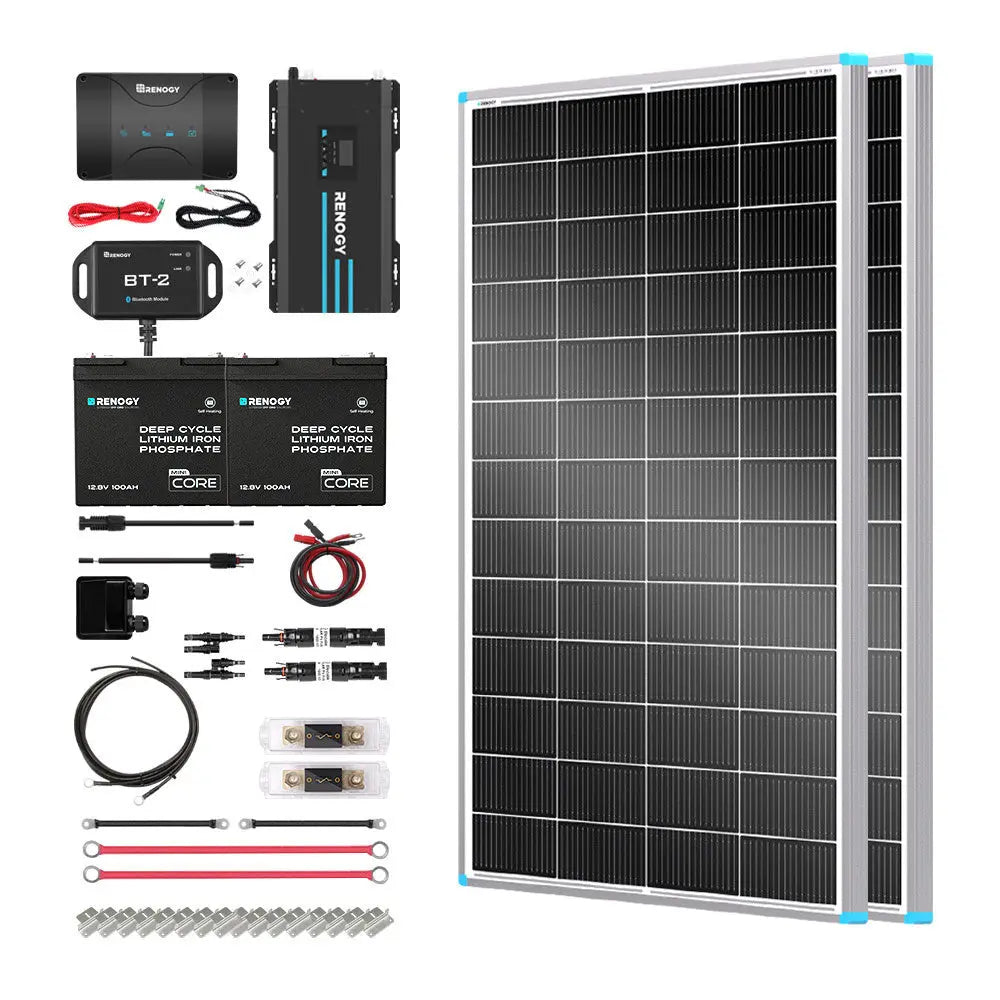 Customizable RV Solar Kit 400W 12V | DC-DC Battery Charger with MPPT Renogy