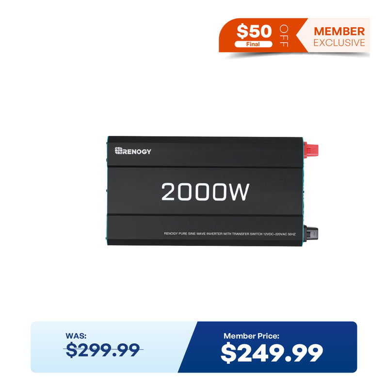 2000W 12V Pure Sine Wave Inverter