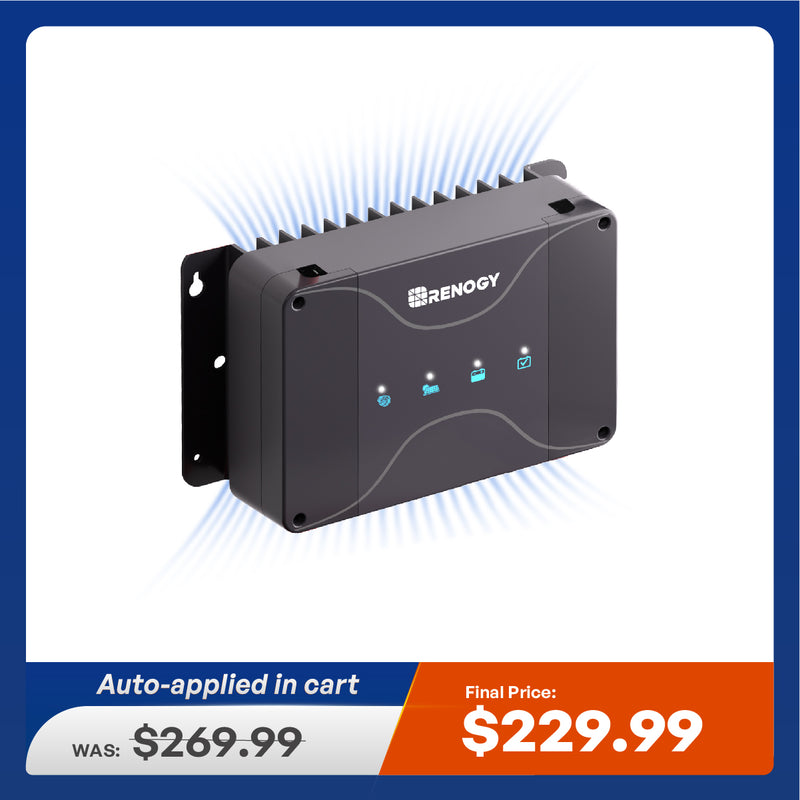 12V 30A/50A DC-DC On-Board Battery Charger with MPPT