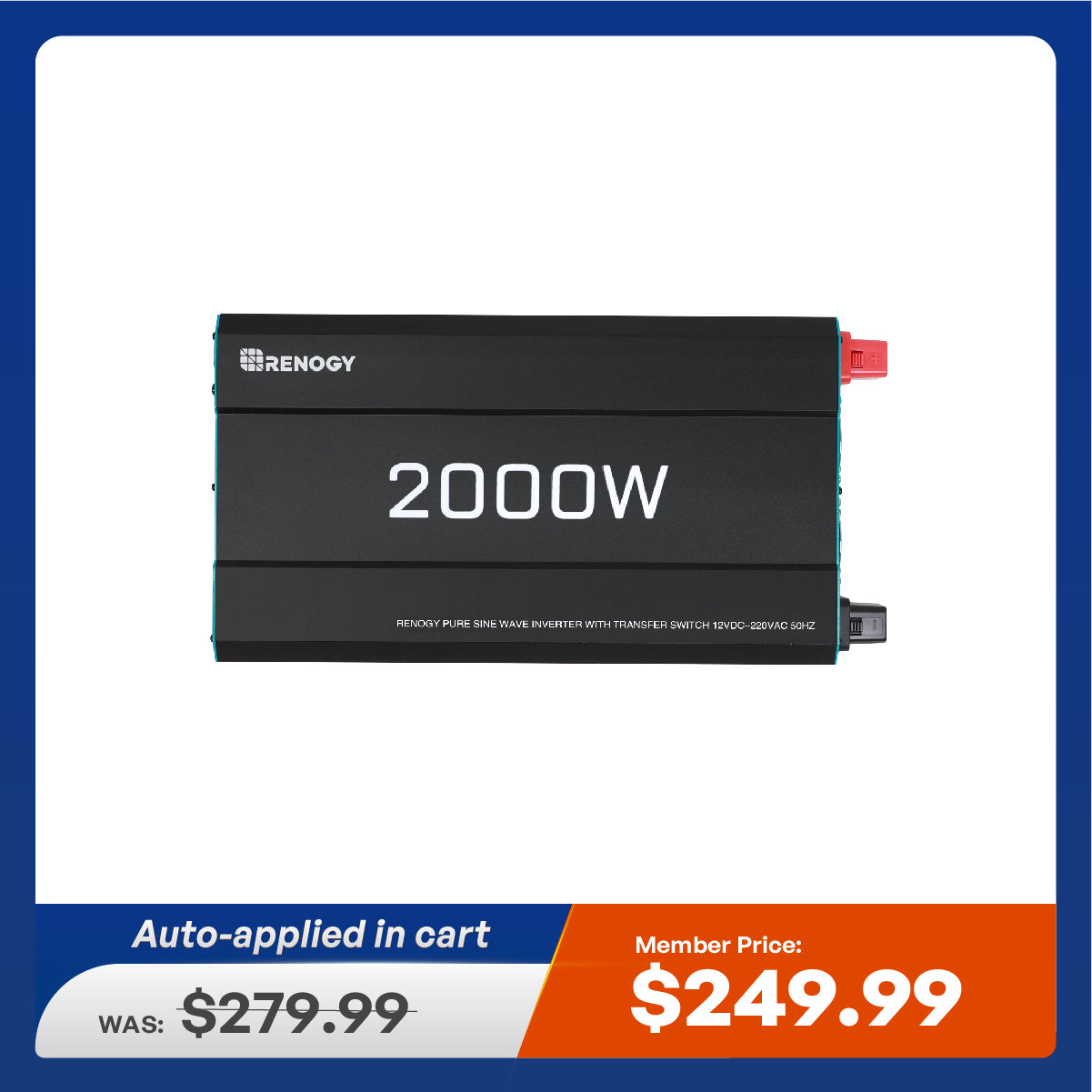 700W/1000W/2000W/3000W 12V Pure Sine Wave Inverter