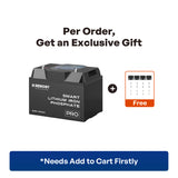 12V 100Ah/200Ah Smart LiFePO4 Battery w/ Bluetooth & Self-Heating | Pro Series