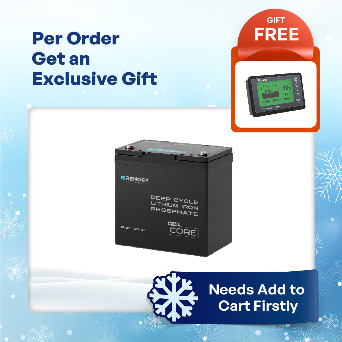 12.8V 100Ah Lithium Iron Phosphate Battery