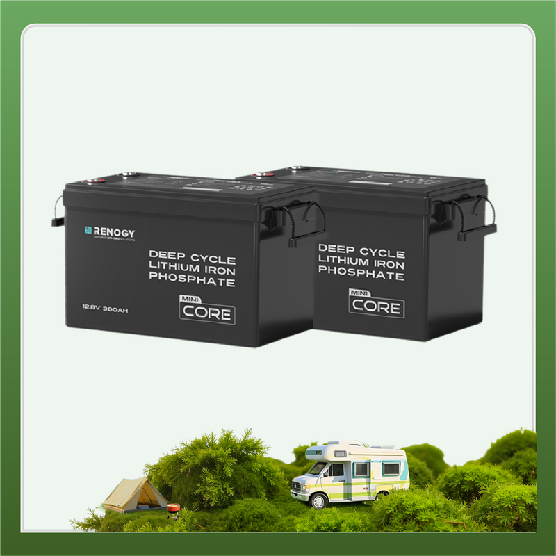 Mini Size 12V 300Ah LiFePO4 Battery w/ Low-Temperature Protection