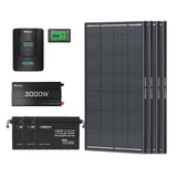 11.52kWh Power Kit | 300Ah Batteries, 3000W Inverter