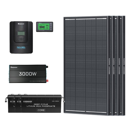 11.52kWh Power Kit | 300Ah Batteries, 3000W Inverter