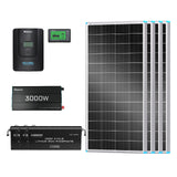 11.52kWh Power Kit | 300Ah Batteries, 3000W Inverter