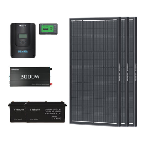 5.12kWh Power Kit | 200Ah Batteries, 3000W Inverter