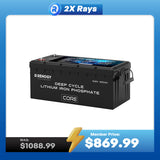 12V 300Ah Deep Cycle Lithium Iron Phosphate Battery w/Self-Heating | Core Series