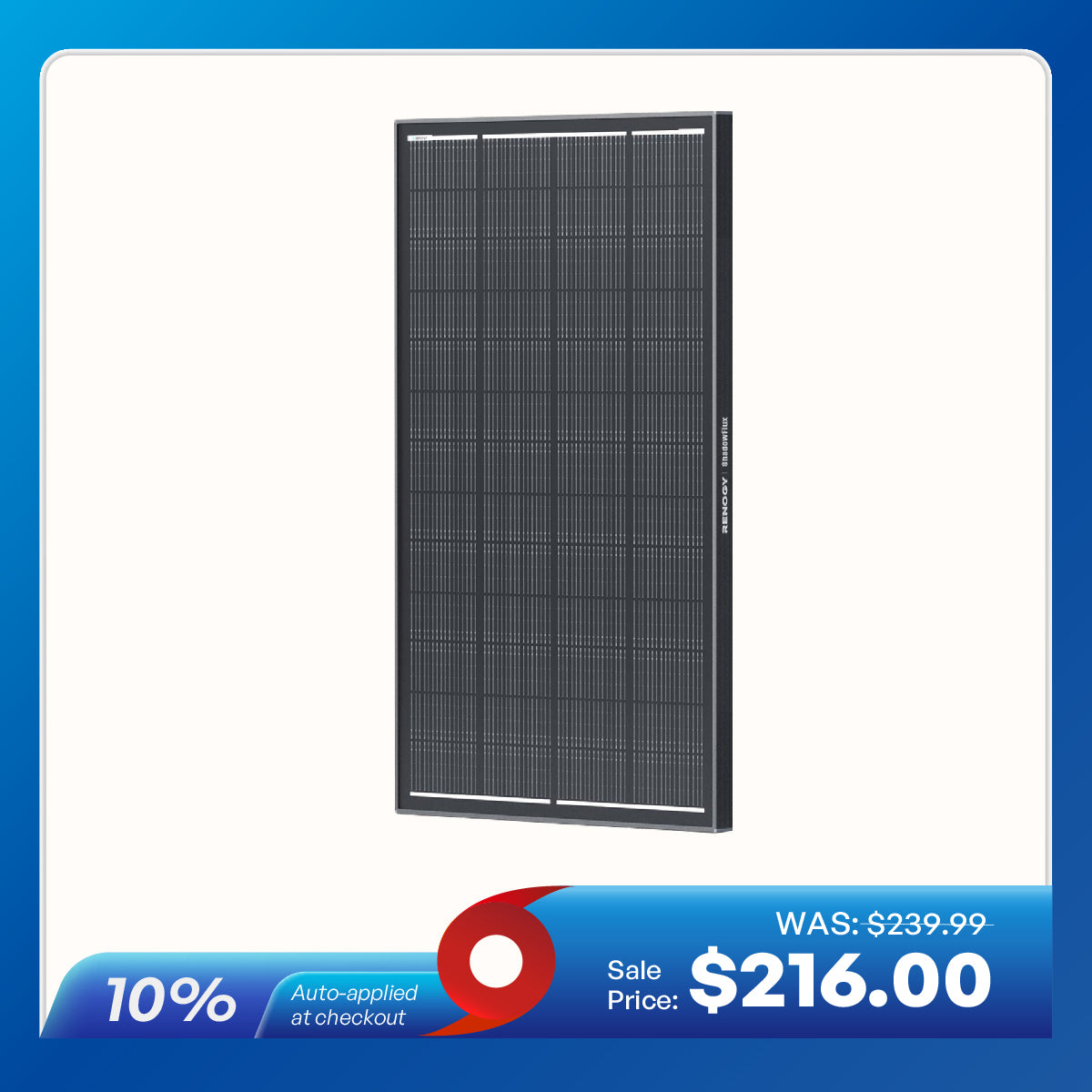 ShadowFlux™ 120W/200W N-Type Anti-Shading Solar Panel