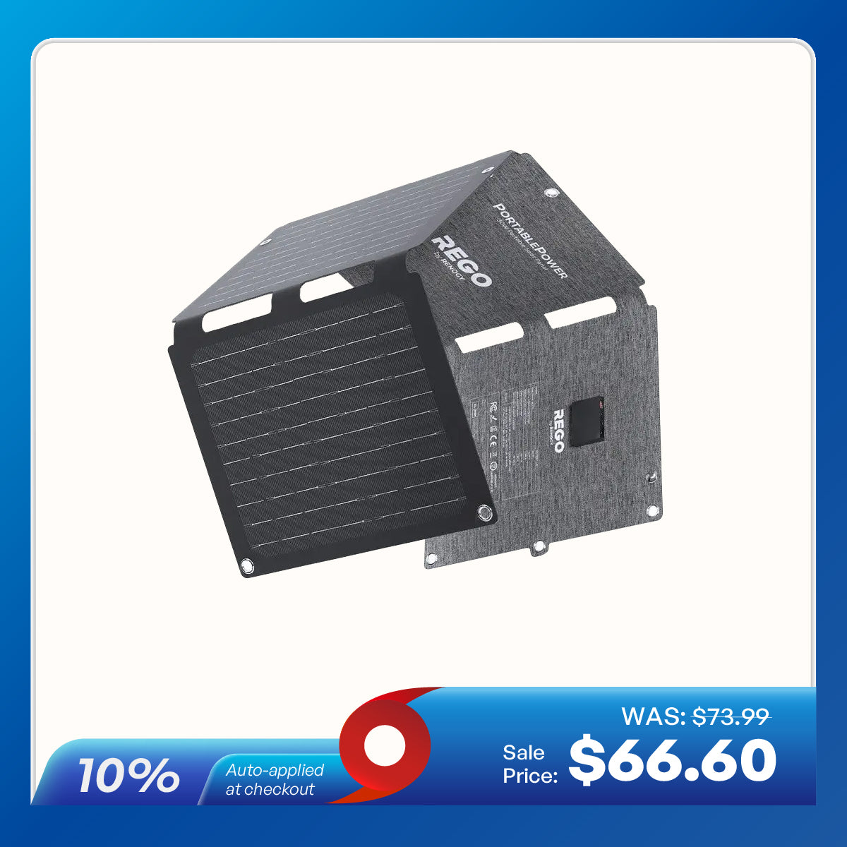 E.Flex 30W Portable Solar Panel