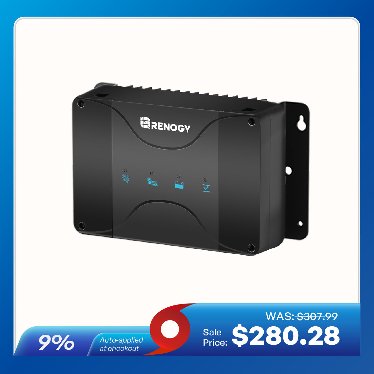 12V 30A/50A DC-DC On-Board Battery Charger with MPPT