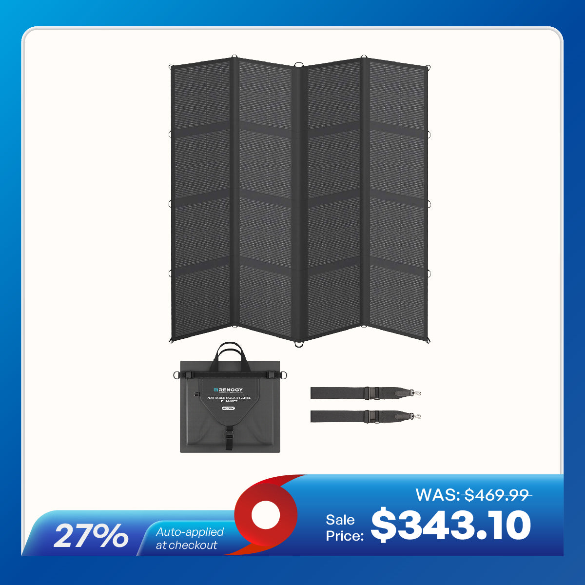 200/400W N-Type Portable Solar Panel Blanket