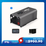 REGO 12V 3000W Pure Sine Wave Inverter Charger w/ LCD Display