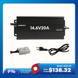 12V 20A/24V 10A AC-to-DC LFP Portable Battery Charger