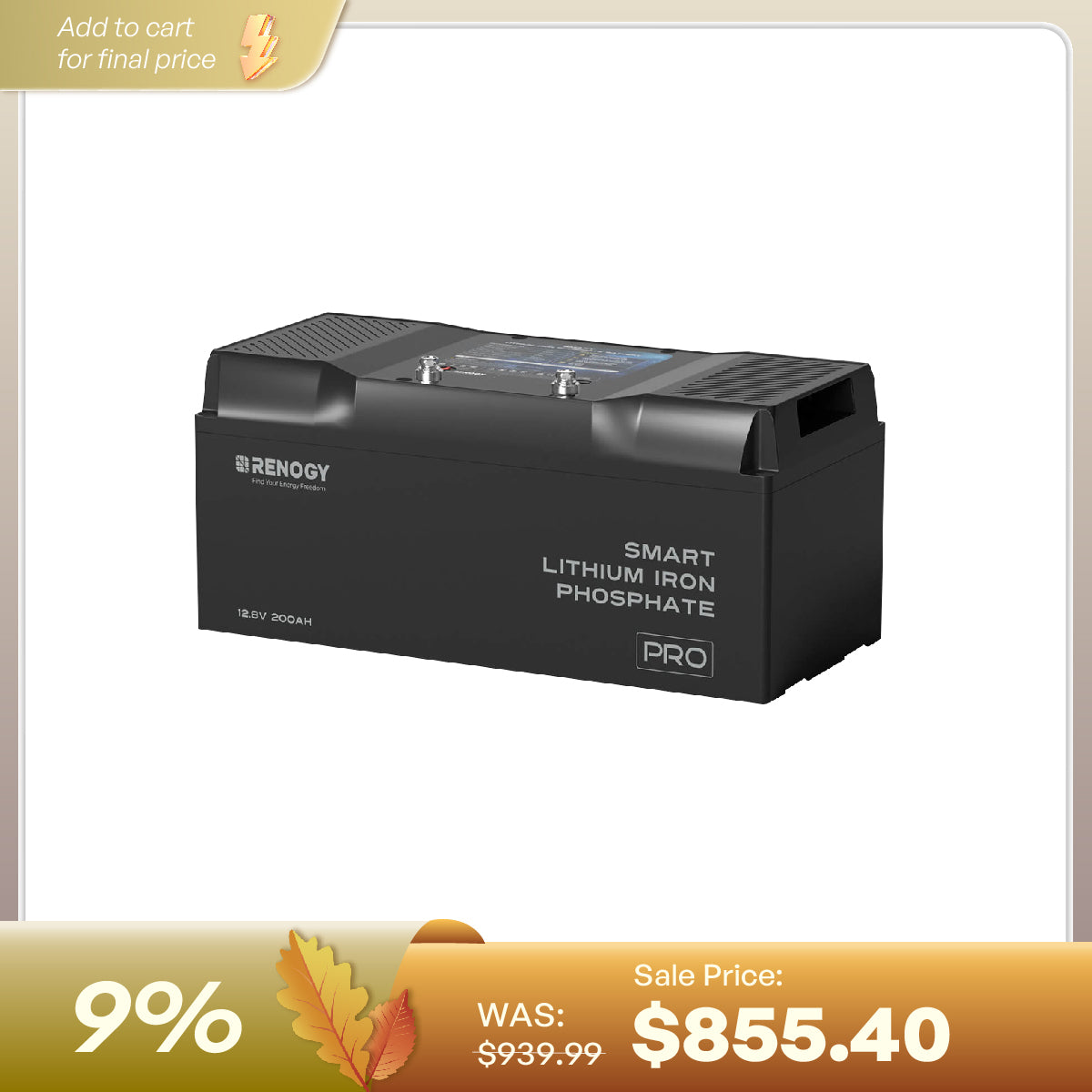 12V 100Ah/200Ah Smart LiFePO4 Battery w/ Bluetooth & Self-Heating | Pro Series