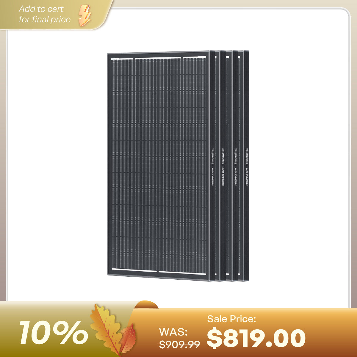 ShadowFlux™ 120W/200W N-Type Anti-Shading Solar Panel