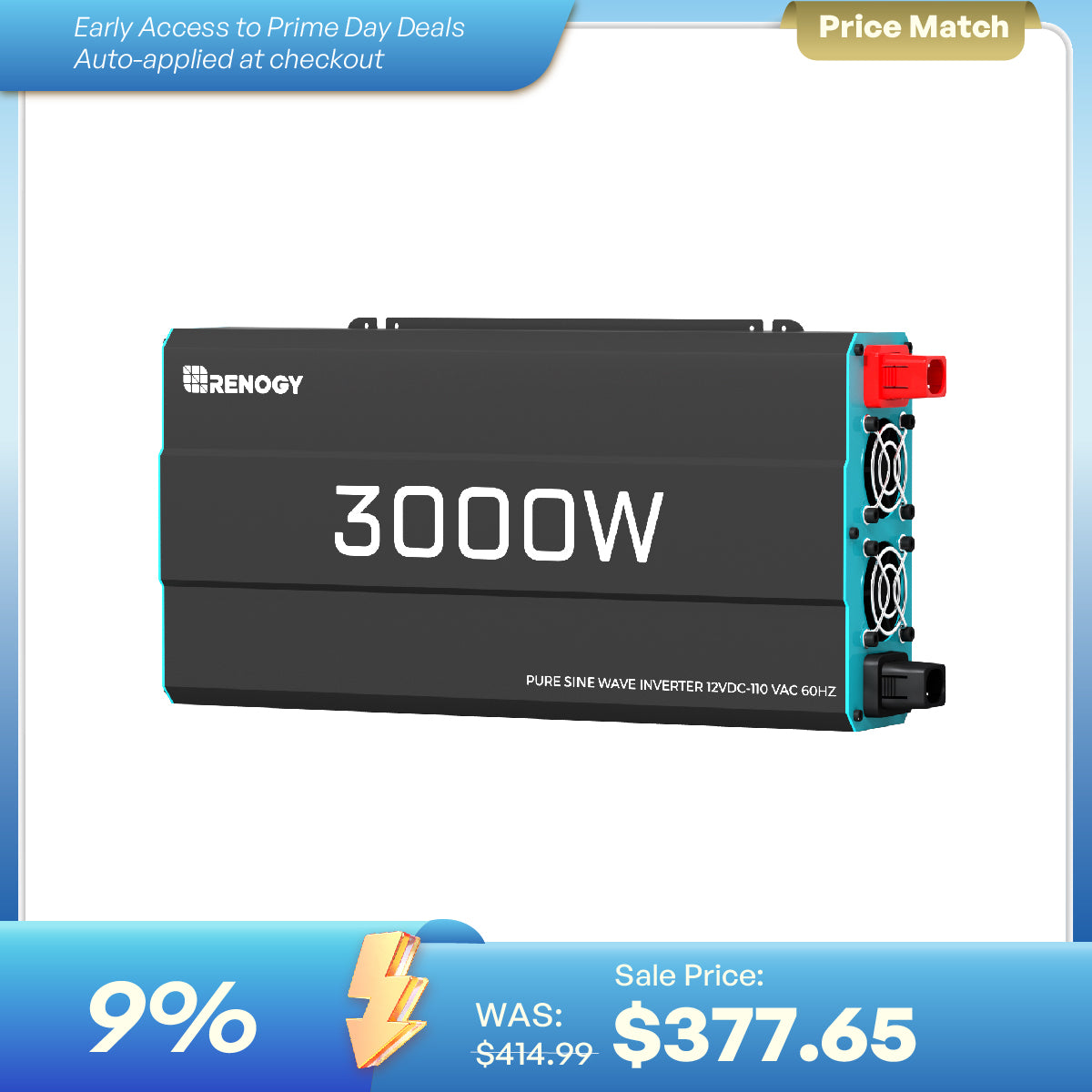 3000W/2000W/1000W/700W 12V Pure Sine Wave Inverter