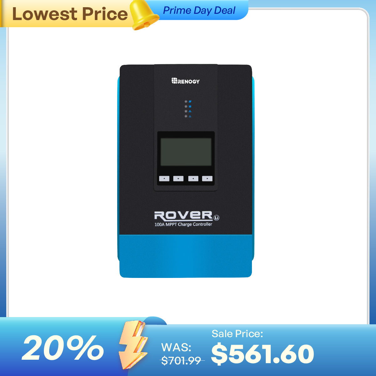 Rover 100 Amp MPPT Solar Charge Controller
