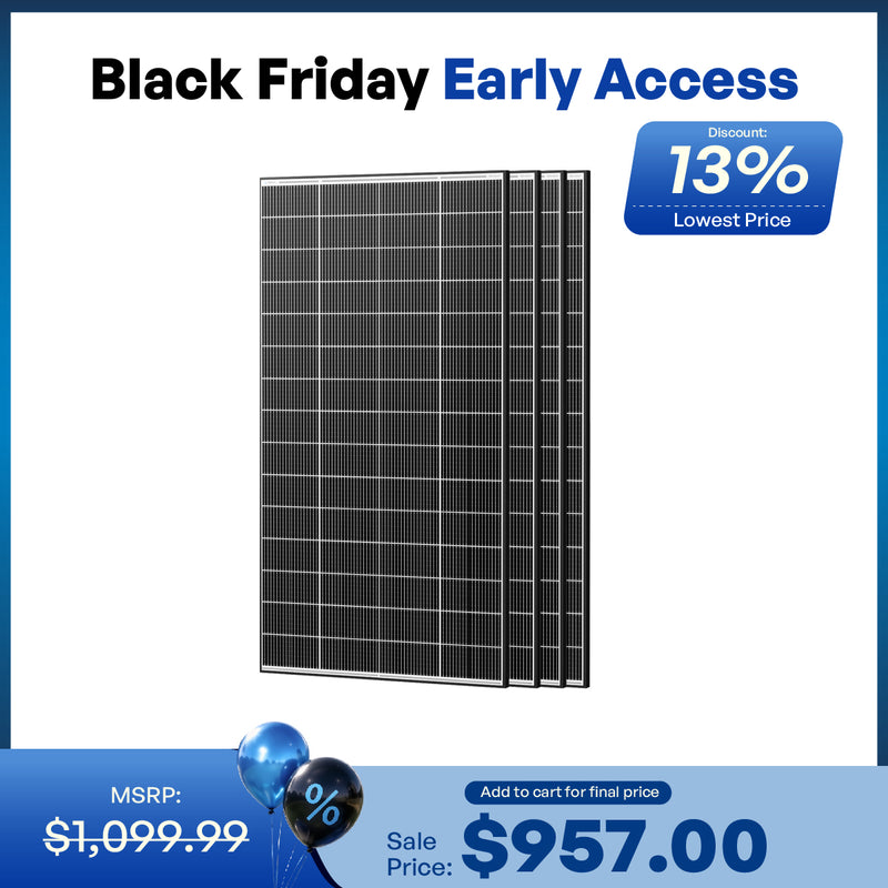 320W N-Type Solar Panel（2-Pack）