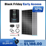 Kit esencial de panel solar de 800 W y 12 V