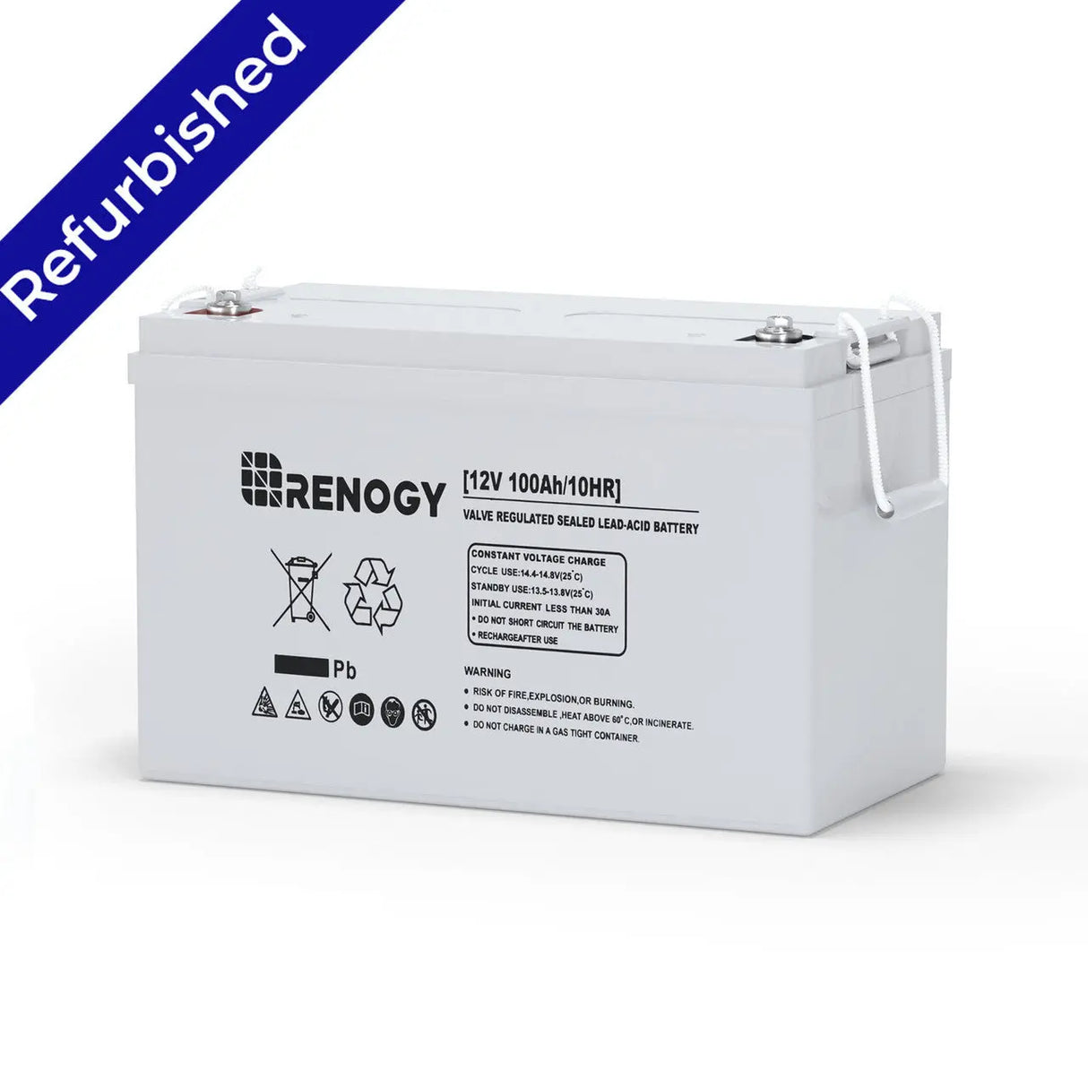 Refurbished Deep Cycle AGM Battery 12 Volt 100Ah Renogy