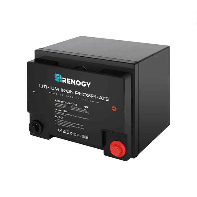 Lithium Iron Phosphate Battery 12 Volt 50 Ah Renogy