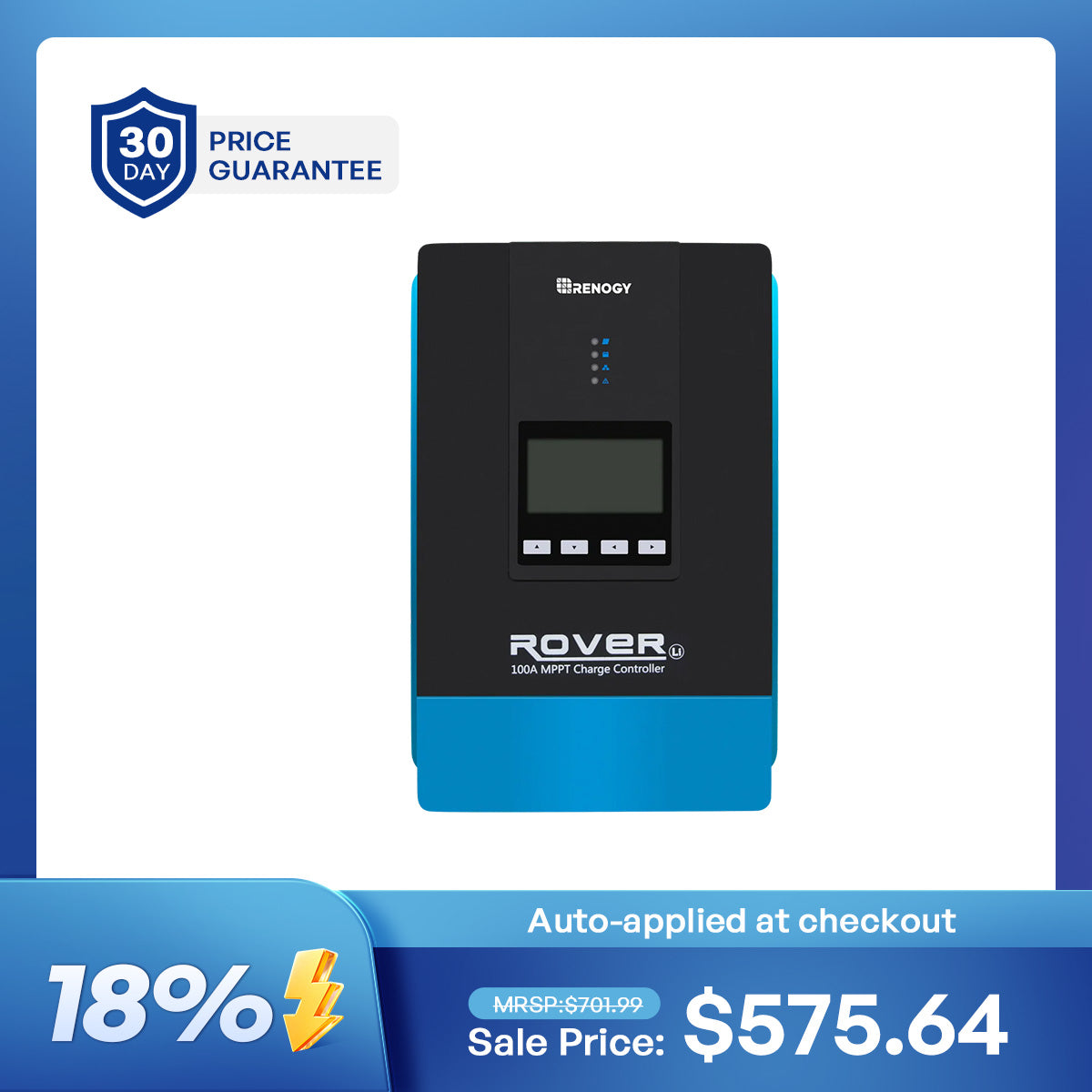 Rover 60 Amp MPPT Solar Charge Controller | Renogy Solar | Renogy US