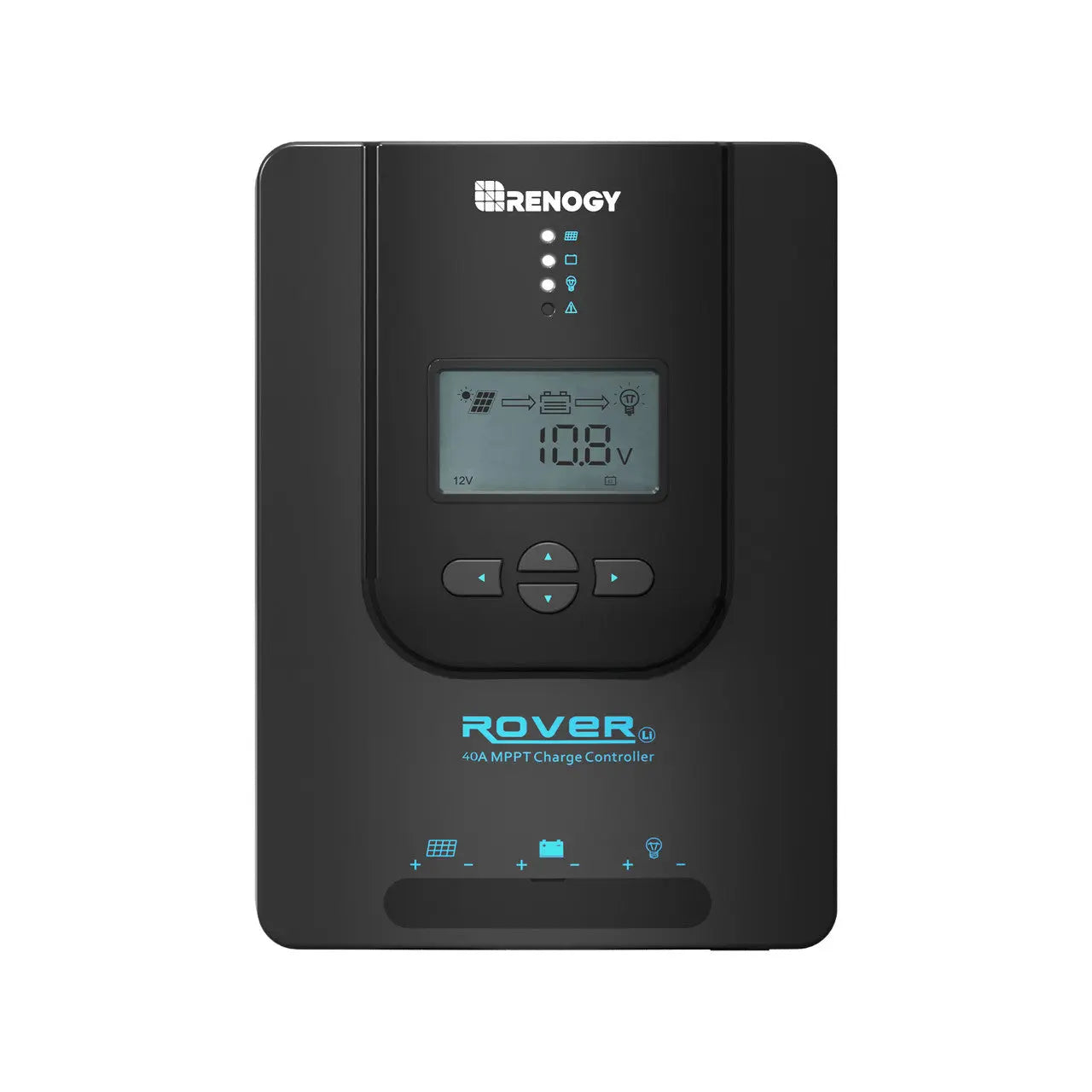 Li 20/30/40 Amp Rover MPPT Solar Charge Controller | Renogy Solar