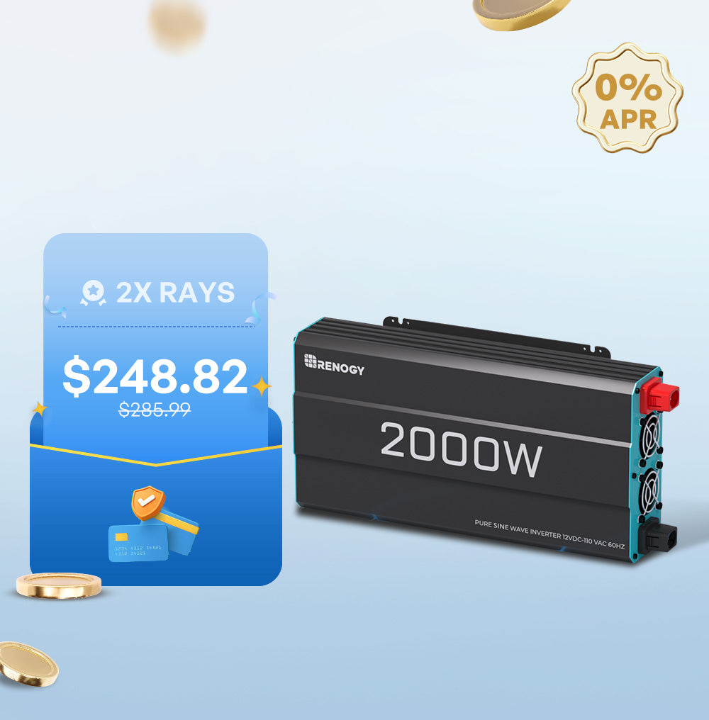 Renogy 2000W 12V Pure Sine Wave Inverter