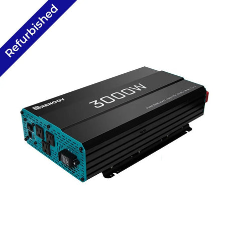 Refurbished 3000W 12V Pure Sine Wave Inverter Renogy