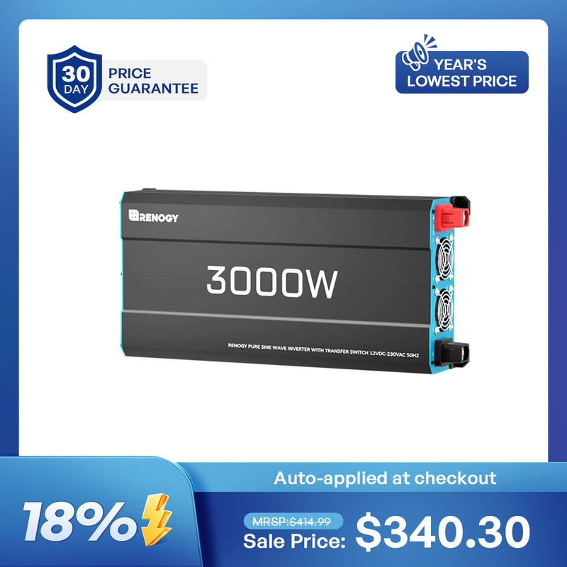 3000W/2000W/1000W/700W 12V Pure Sine Wave Inverter