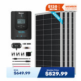 Premium RV Solar Kit 400W 12V | Optional Smart Monitoring