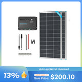 200W 12V Starter Solar Panel Kit