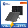 200W 12V N-Type Portable Solar Panel Suitcase Kit with 20A PWM Controller