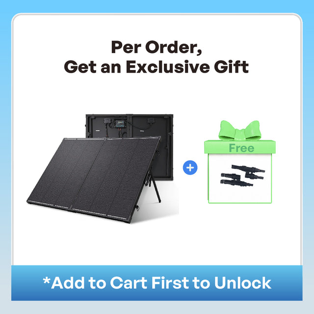 200W 12V N-Type Portable Solar Panel Suitcase Kit with 20A PWM Controller