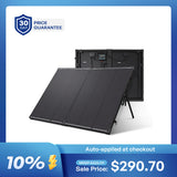 200W 12V N-Type Portable Solar Panel Suitcase Kit with 20A PWM Controller
