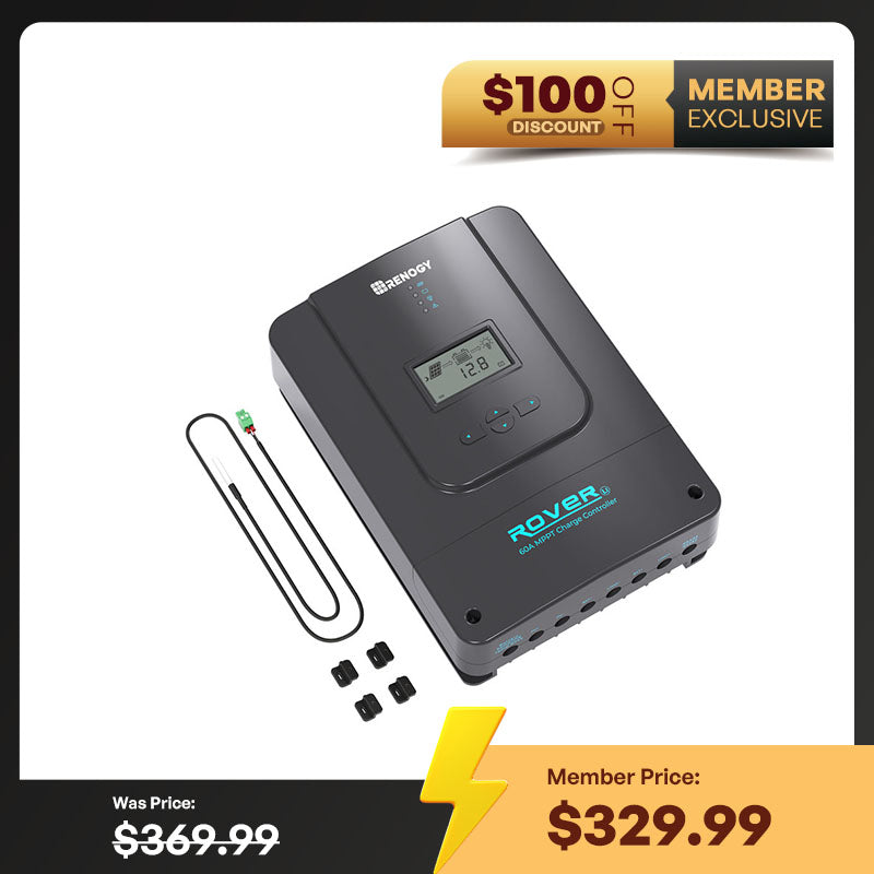 Rover Li 20/30/40/60/100 Amp MPPT Solar Charge Controller