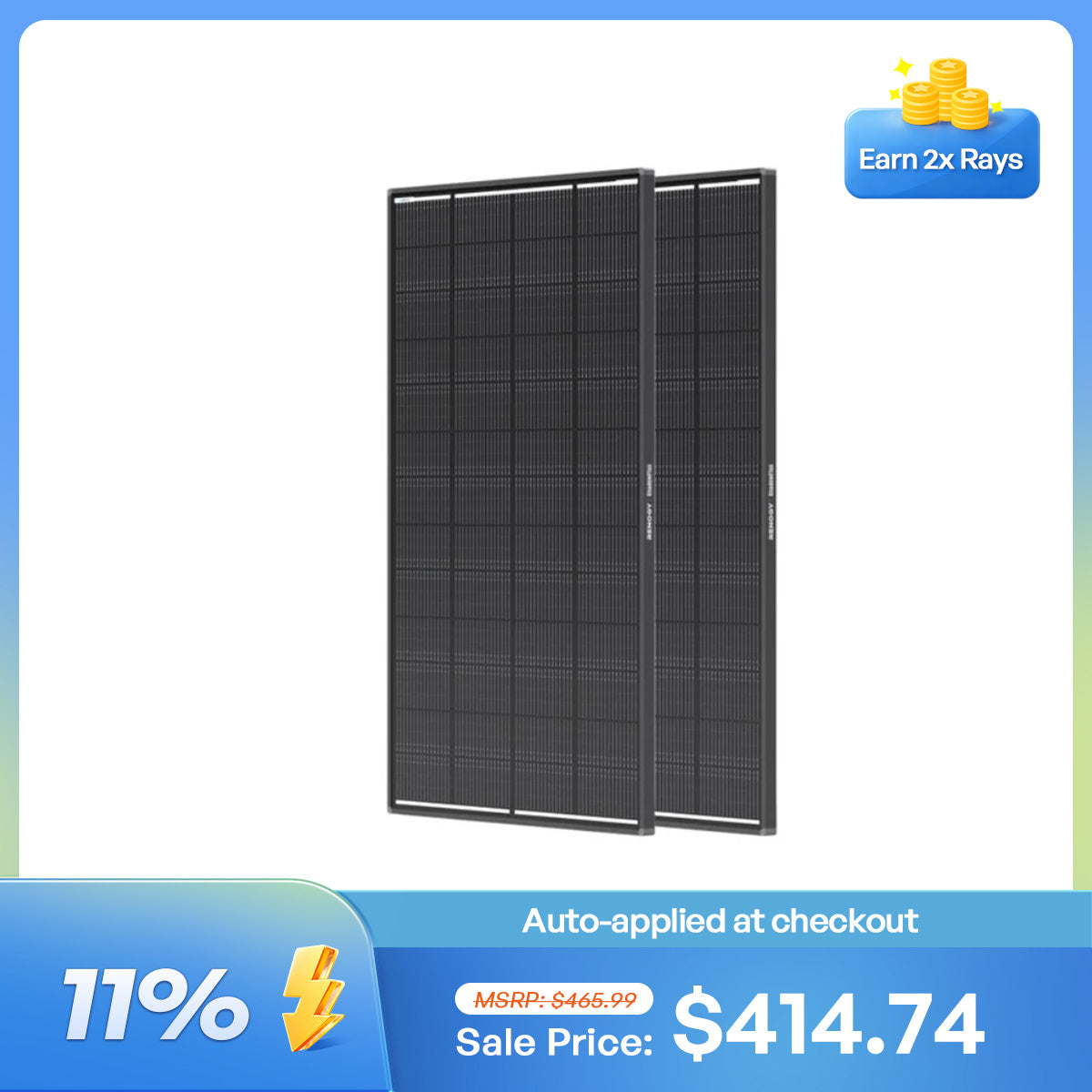 ShadowFlux™ 120W/200W N-Type Anti-Shading Solar Panel