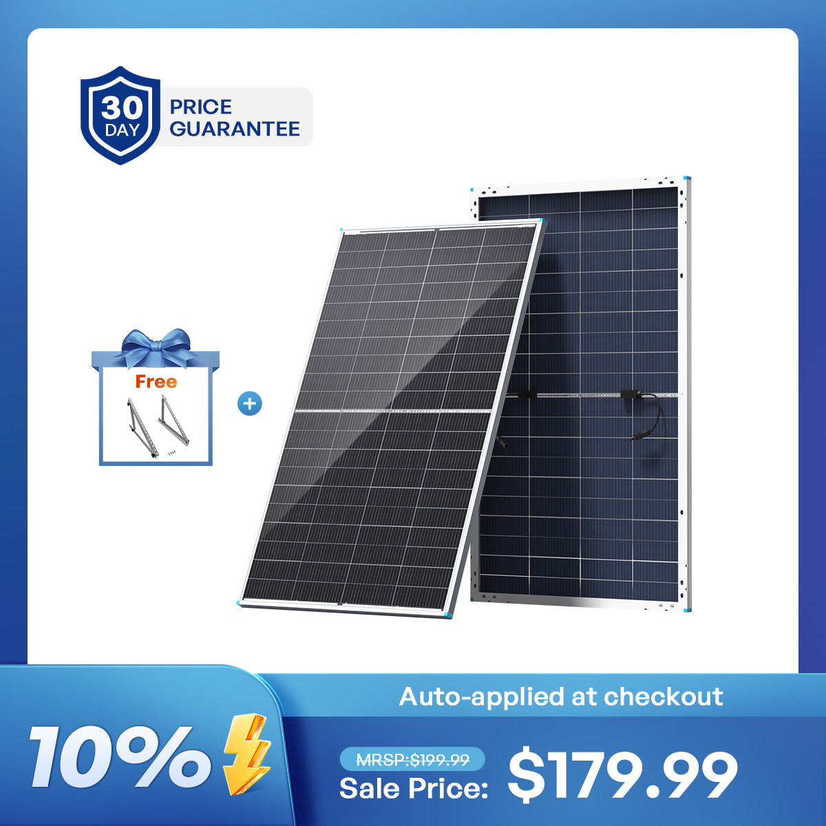 100/200W N-Type Bifacial Solar Panel