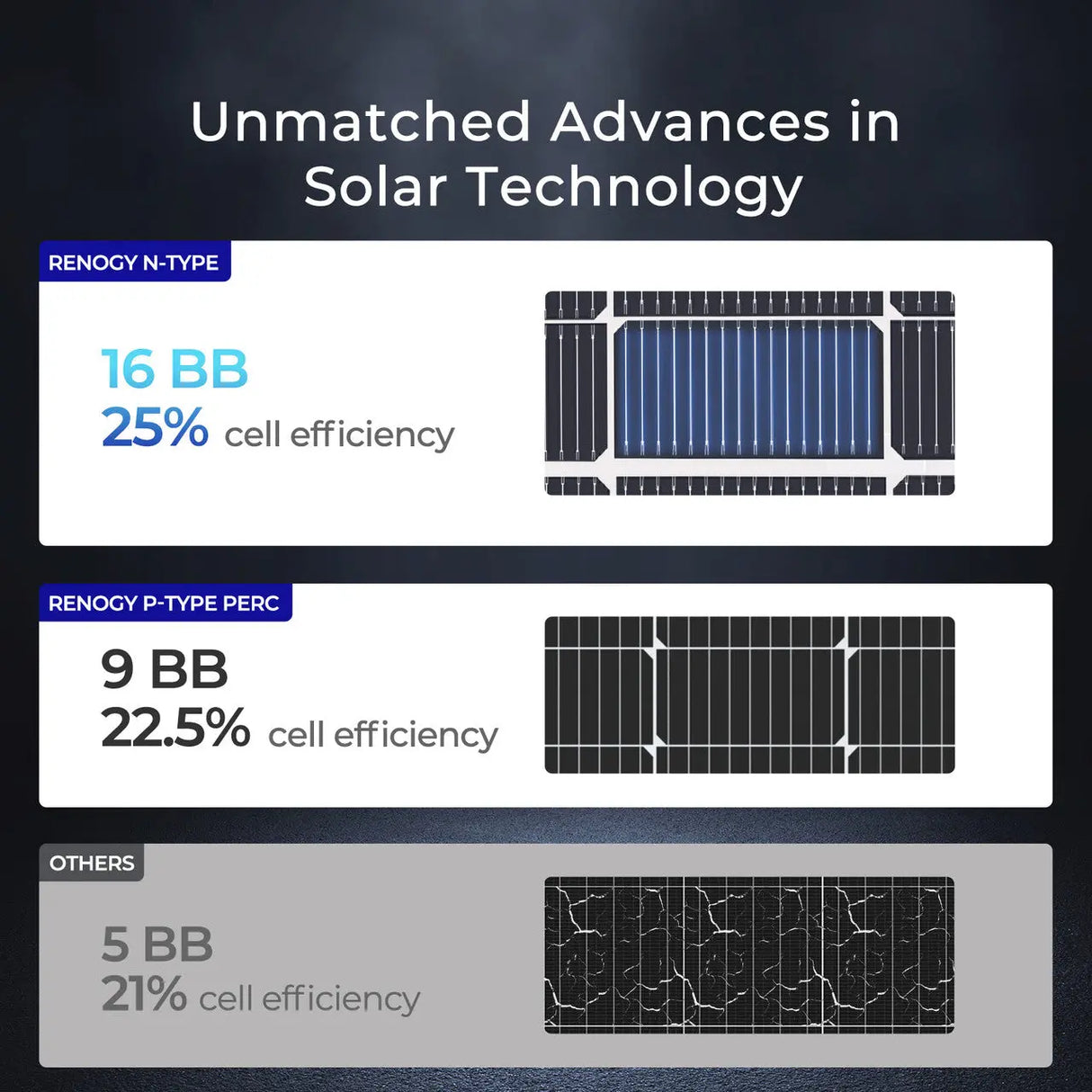 Renogy 16BB N-Type 250 Watt Bifacial Solar Panel