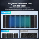 400W N-Type Bifacial Solar Panel