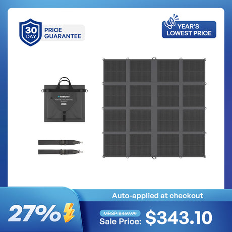 400W N-Type Portable Solar Panel Blanket