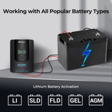 Compatible with All Popular Battery Types