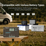 Wanderer 10A PWM Charge Controller with BT1 Renogy