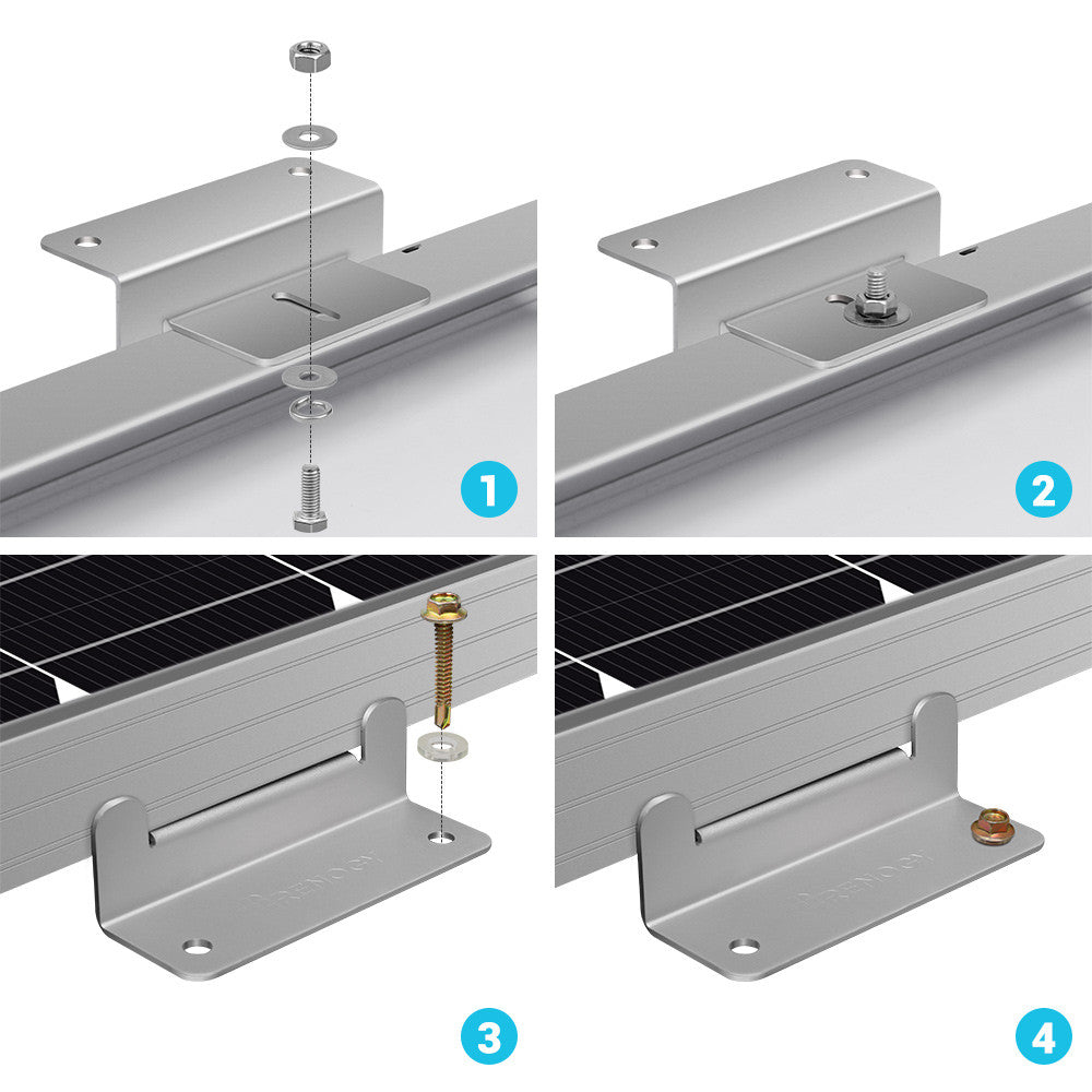 Renogy Solar Panel Mounting Z Bracket