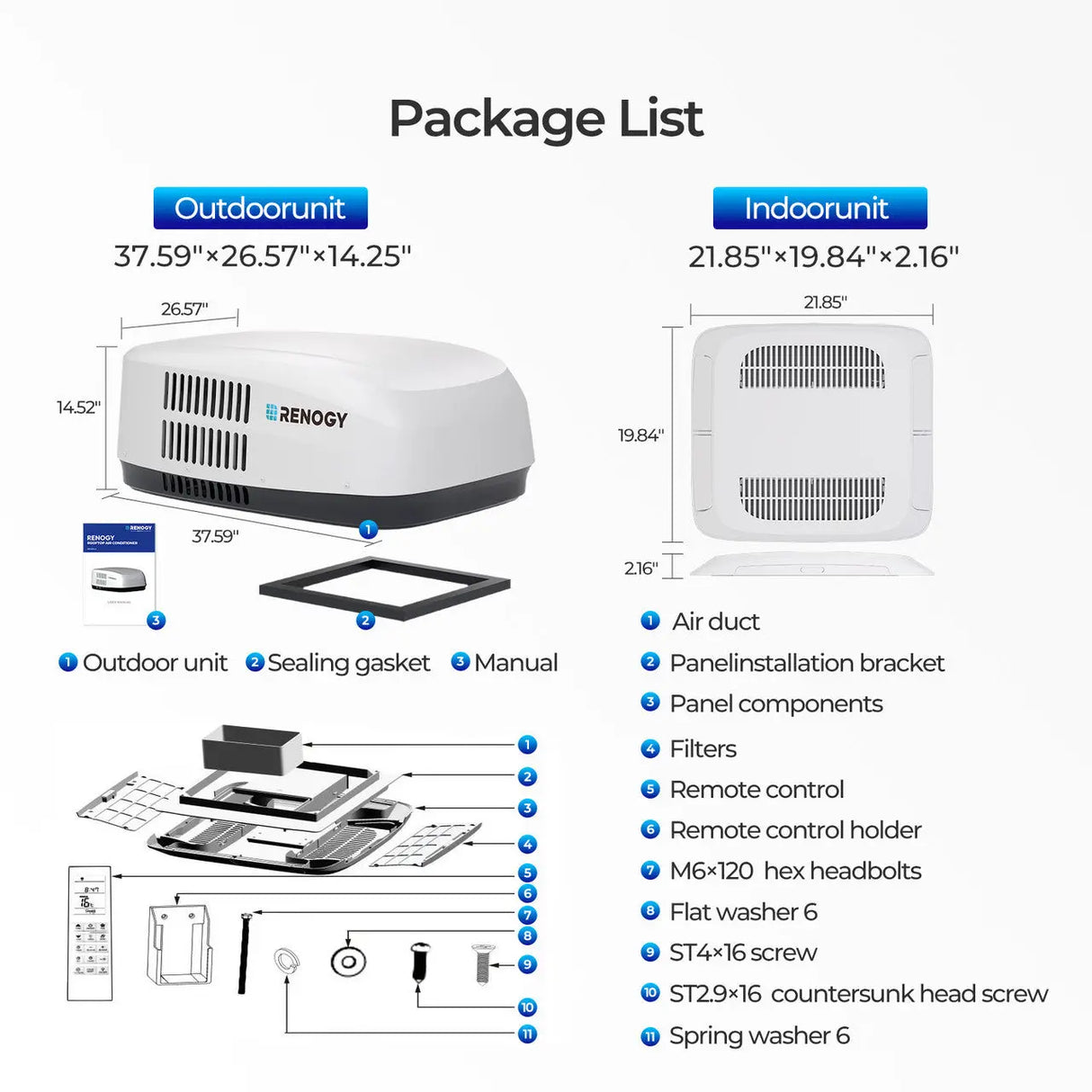 Renogy 3-in-1 RV Air Conditioner Renogy