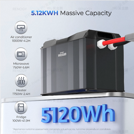 12V 400Ah Cold Weather LiFePO4 Battery | Rego Series