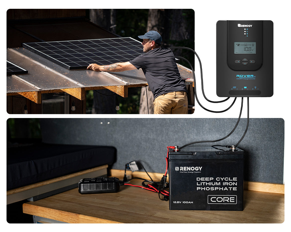 Li 20 Amp Rover MPPT Solar Charge Controller | Renogy Solar