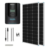 Refurbished 200 Watt 12 Volt Solar Starter Kit w/ MPPT Charge Controller Renogy